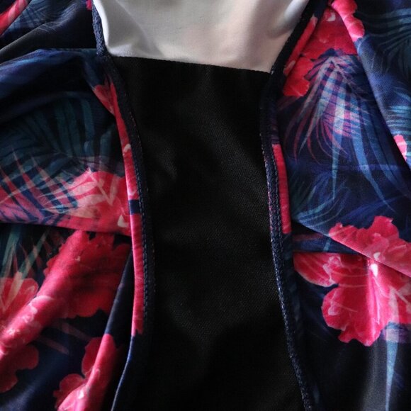 Mountain Warehouse Women's Sz 8 Blue/Pink Floral Halter Neck One Piece Swim Suit - Picture 7 of 11